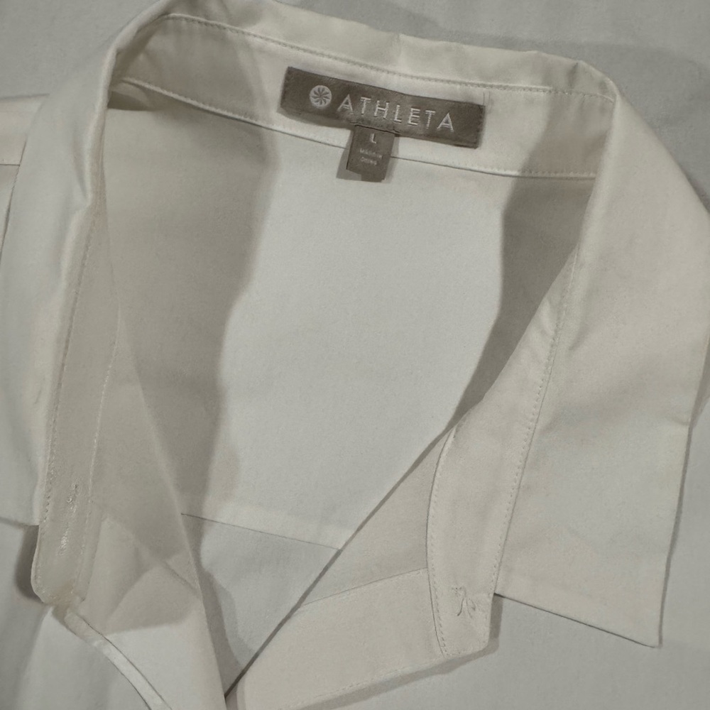 ATHLETA POPLIN SHIRT - Picture 2 of 3